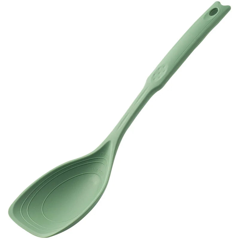 Espátula cuchara 2 en 1 con escala para cocinar