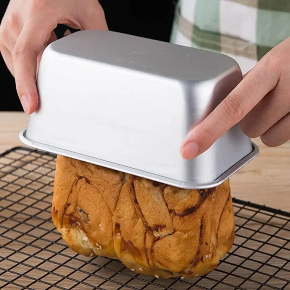 Molde rectangular compacto para pan y budines