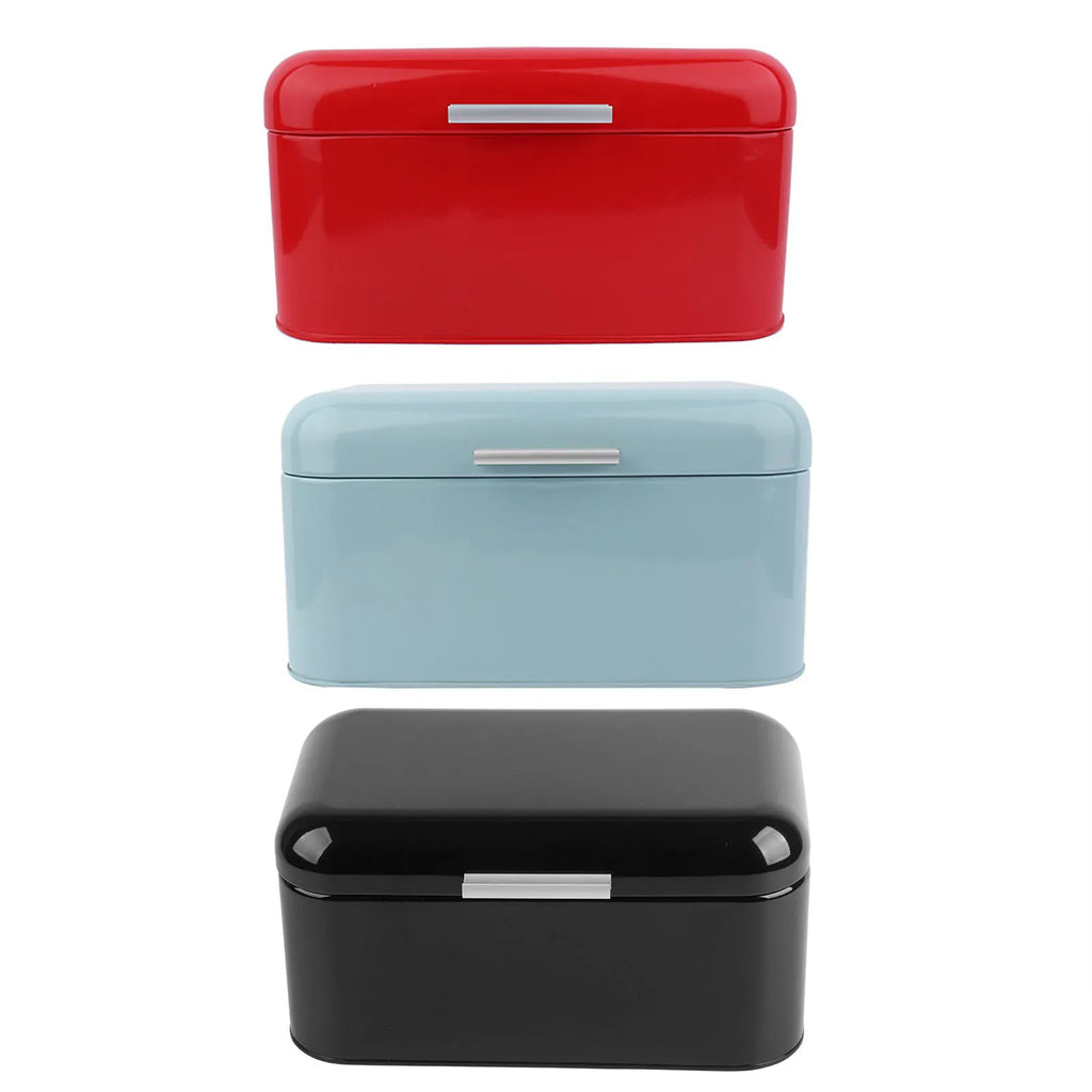 Panera rectangular de hierro de 30,5 × 18 × 16 cm
