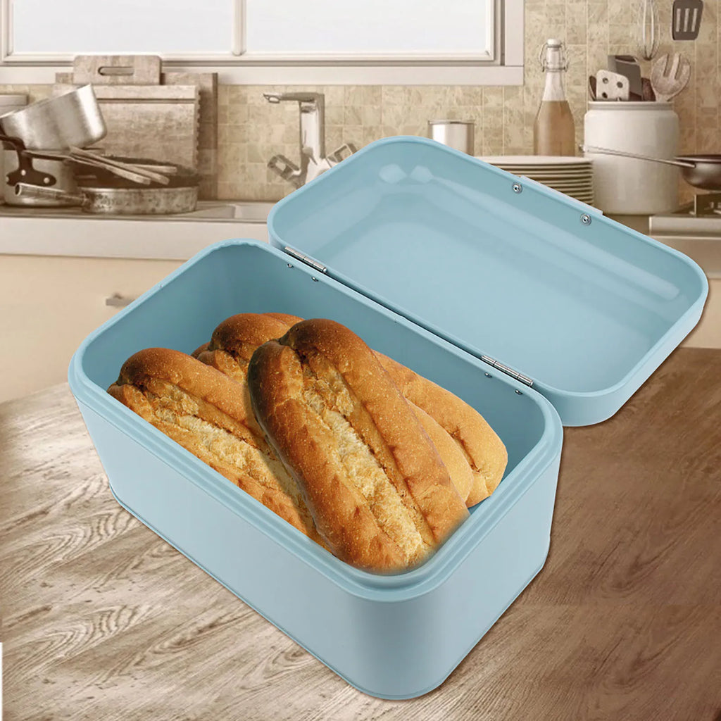 Panera rectangular de hierro de 30,5 × 18 × 16 cm