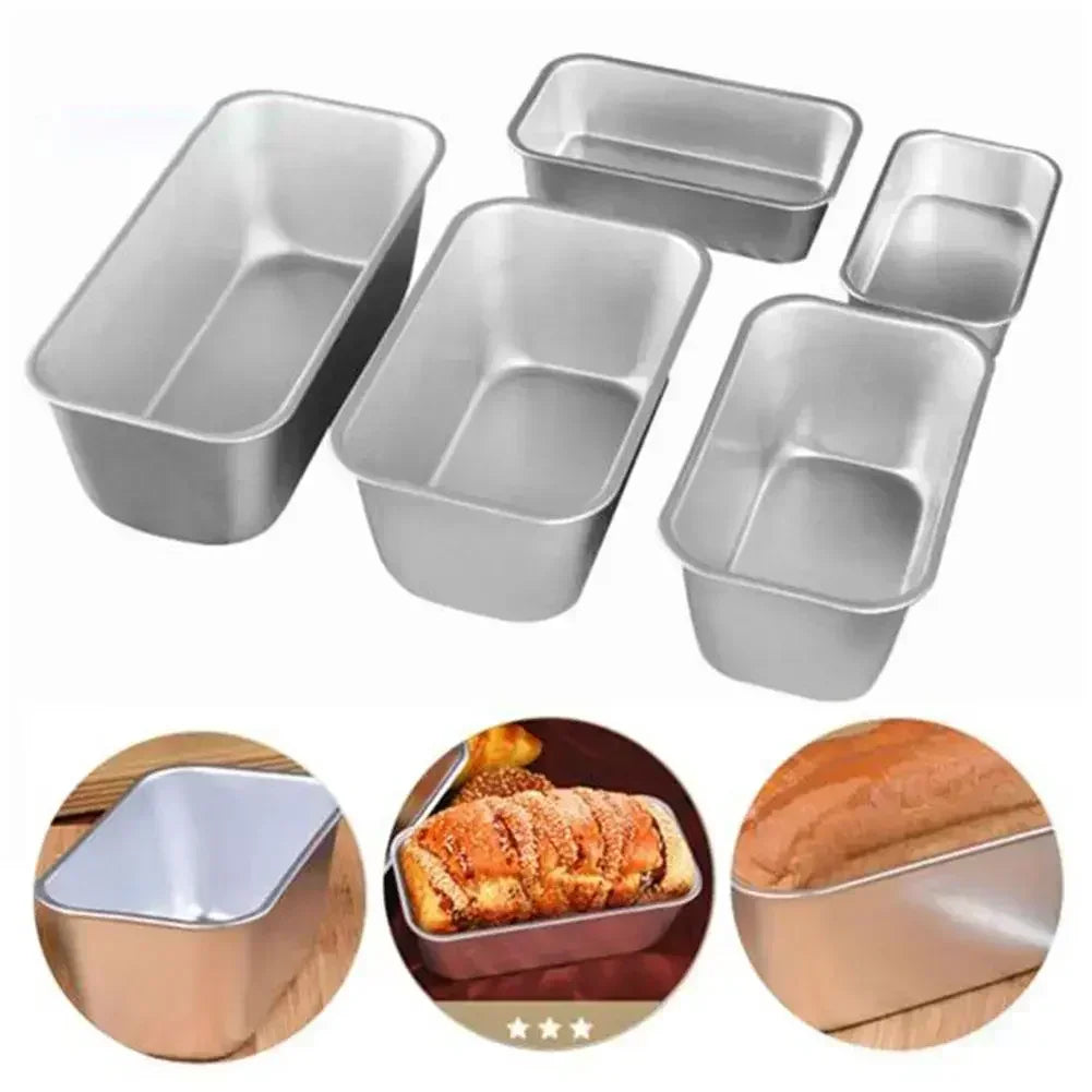 Molde rectangular compacto para pan y budines