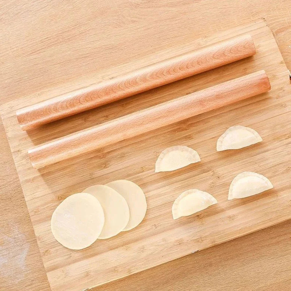 Palo de amasar de madera para pastas y repostería de 30 o 40 cm