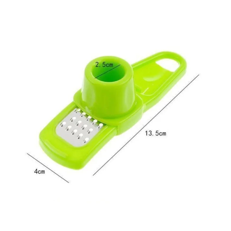 Prensa de ajo manual de plástico de 13,5 cm