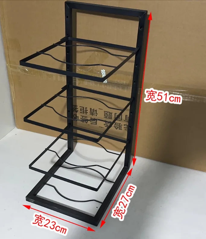 Organizador ajustable de acero para ollas y sartenes