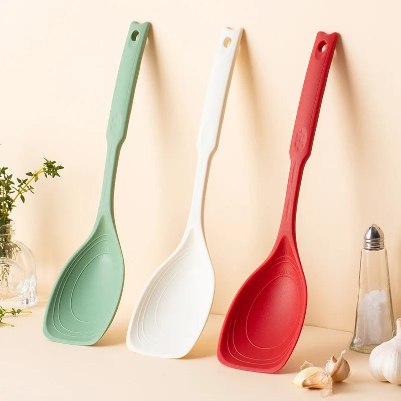 Espátula cuchara 2 en 1 con escala para cocinar