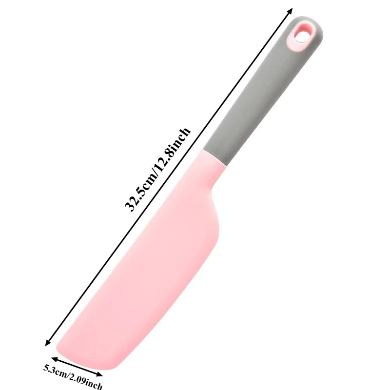 Espátula ranurada de silicona para pescado y omelettes