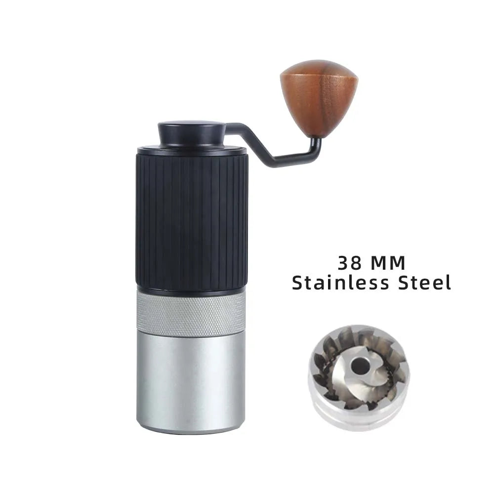 Molinillo manual de café con ajuste de molienda