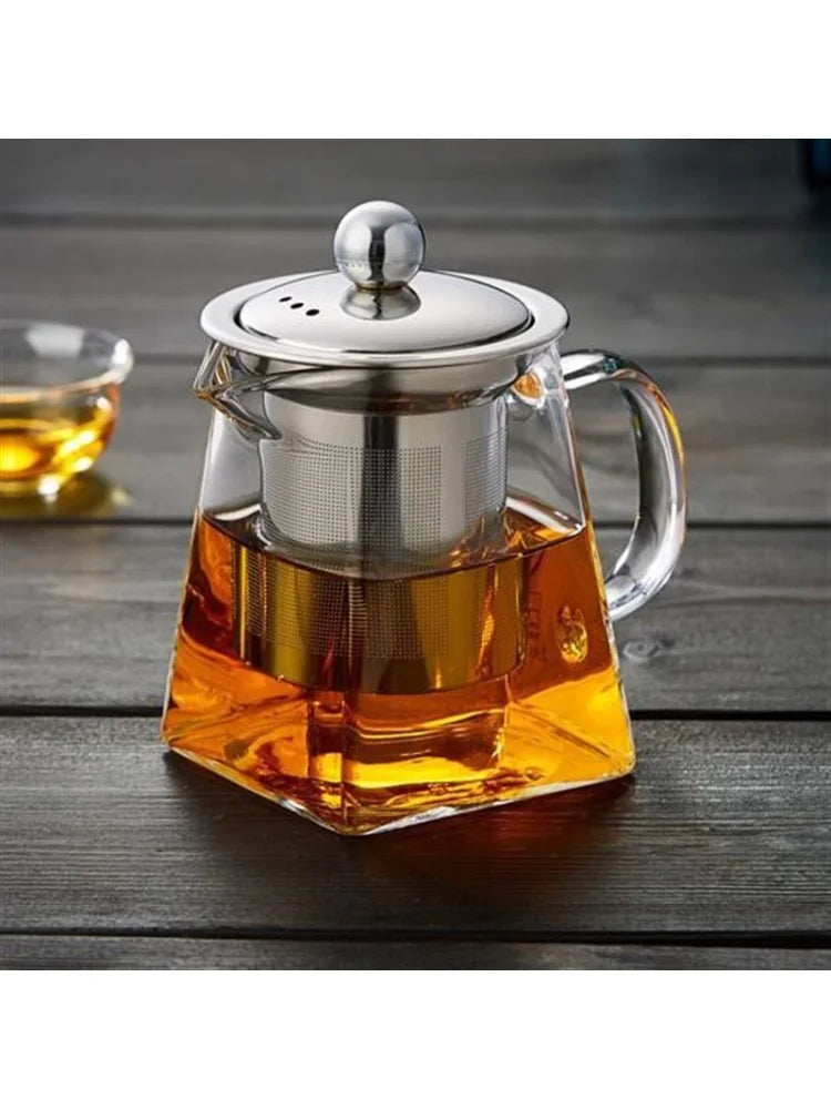 Tetera de vidrio con infusor en cuatro capacidades