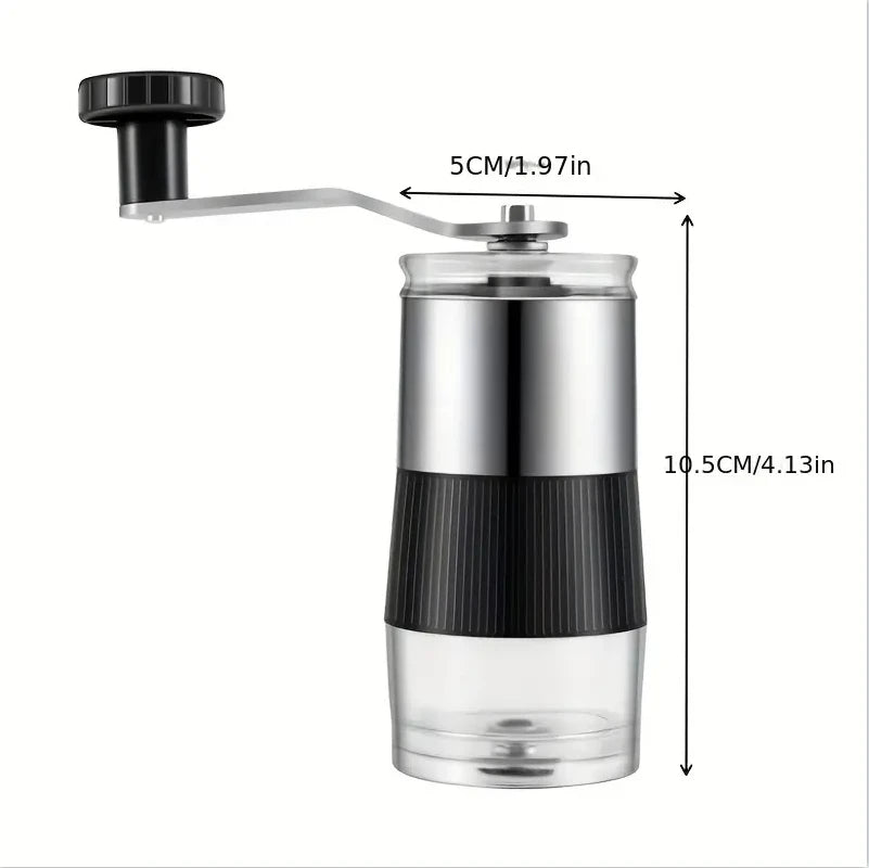 Molinillo de café manual compacto con ajuste de molienda