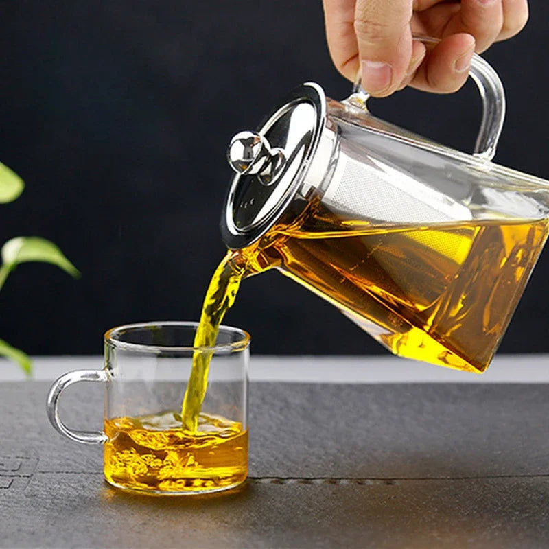 Tetera de vidrio con infusor en cuatro capacidades