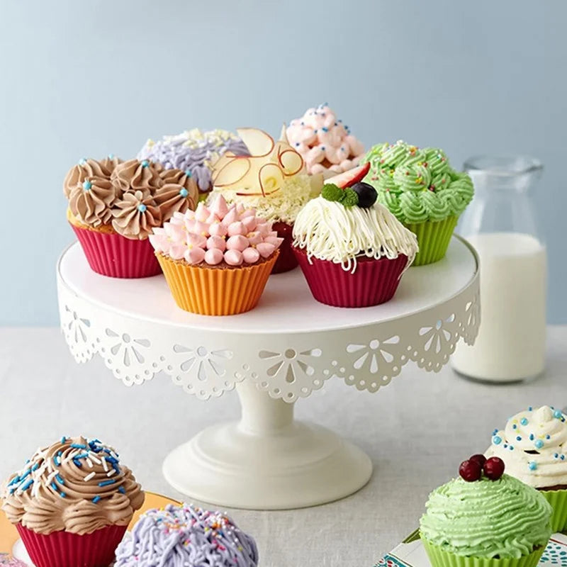 Moldes individuales de silicona para muffins y cupcakes de 6 o 12 unidades