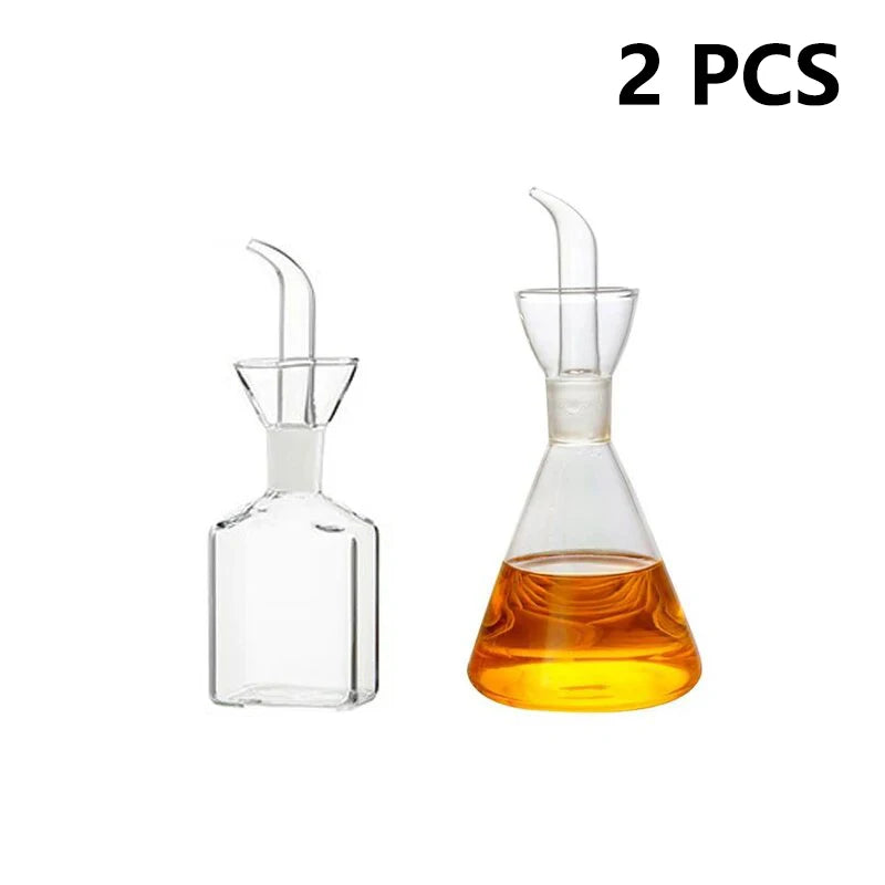 Aceitera de vidrio borosilicato con pico de vertido controlado
