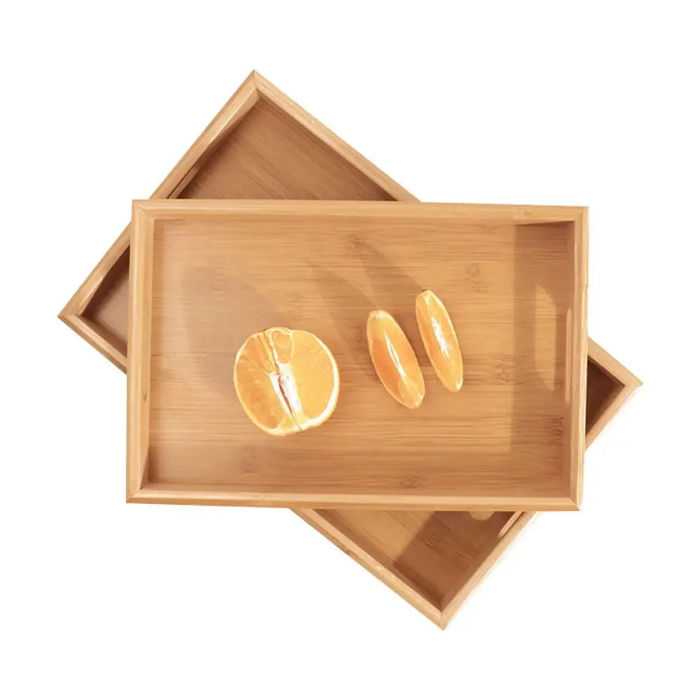Bandeja rectangular para servir con bordes elevados