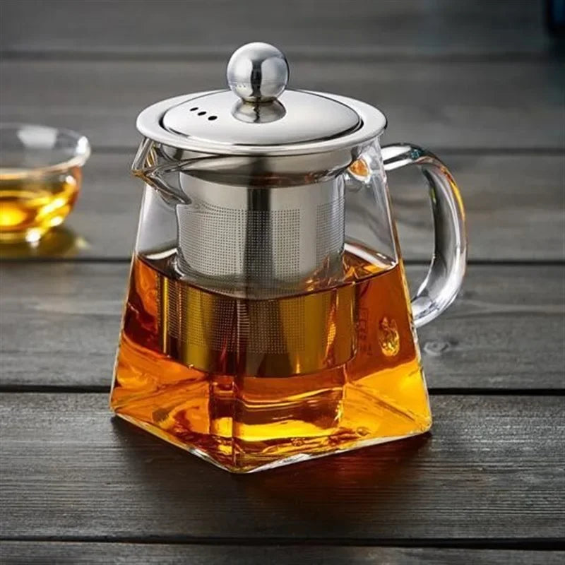 Tetera de vidrio con infusor en cuatro capacidades