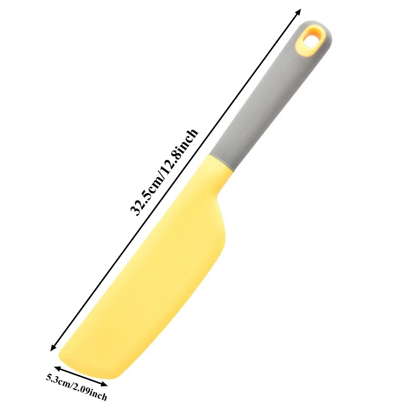 Espátula ranurada de silicona para pescado y omelettes