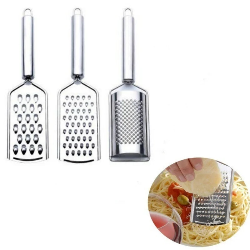 Rallador de mano de acero inoxidable para queso y chocolate