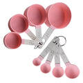 Set apilable de tazas y cucharas medidoras de 8 piezas