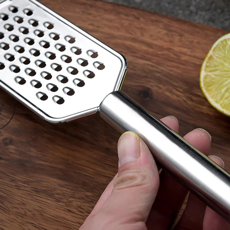 Rallador de mano de acero inoxidable para queso y chocolate