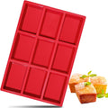 Molde de silicona para mini budines y panes de 9 cavidades