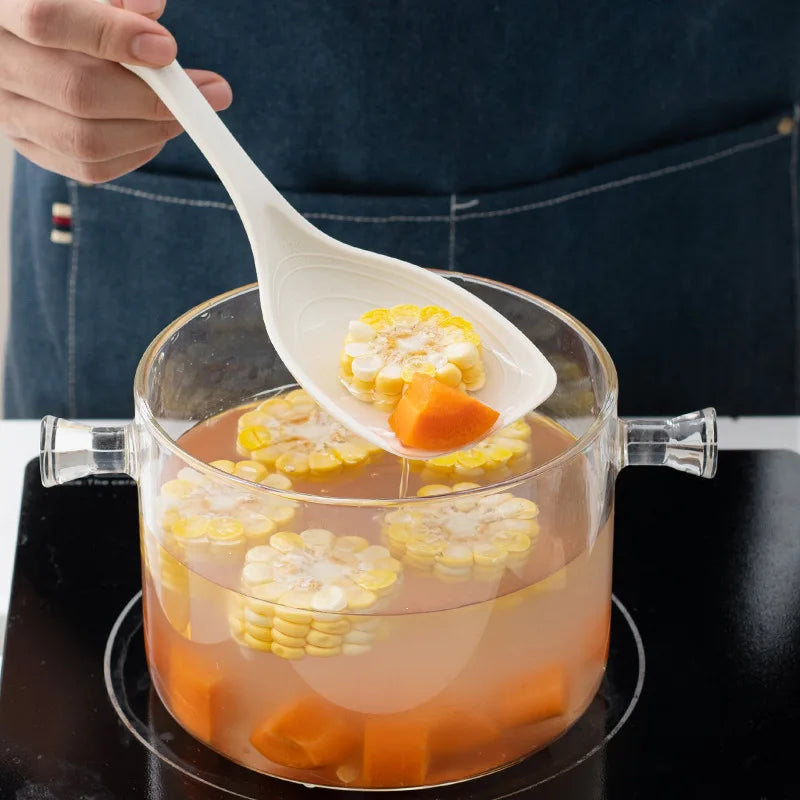 Espátula cuchara 2 en 1 con escala para cocinar