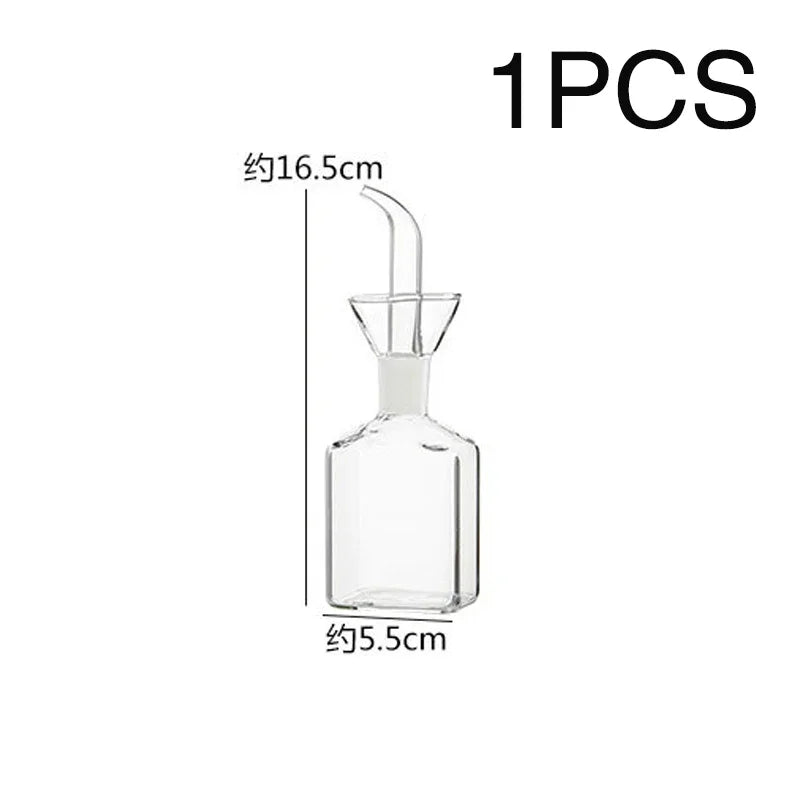 Aceitera de vidrio borosilicato con pico de vertido controlado