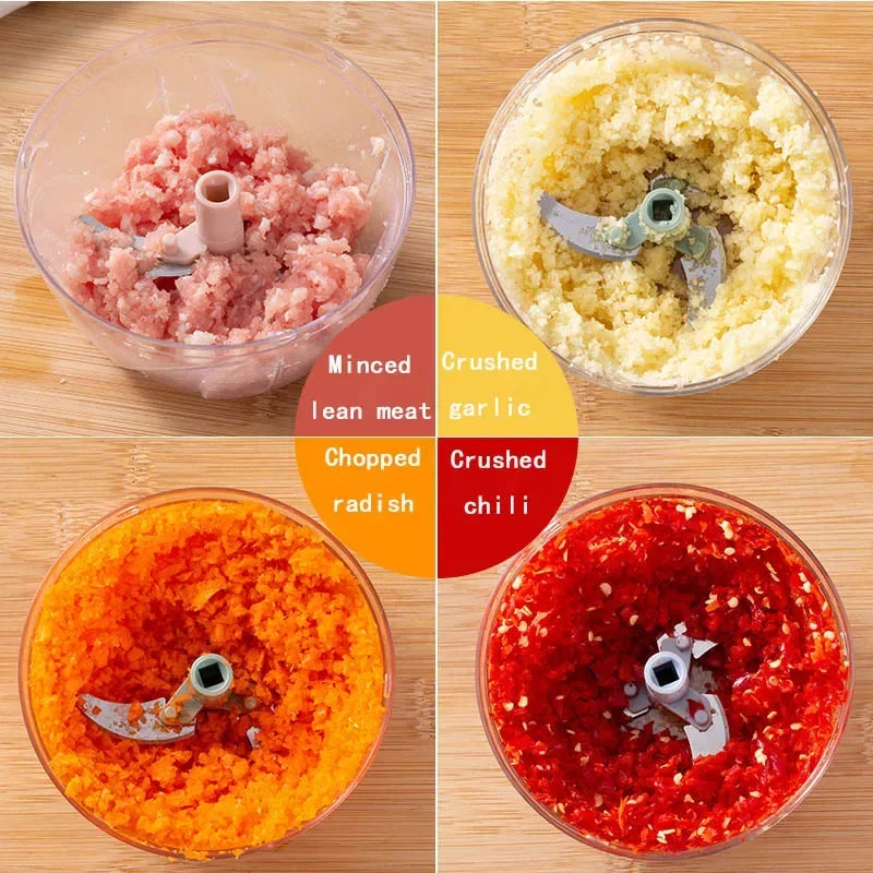 Picador manual a cuerda para verduras de 500 y 900 ml