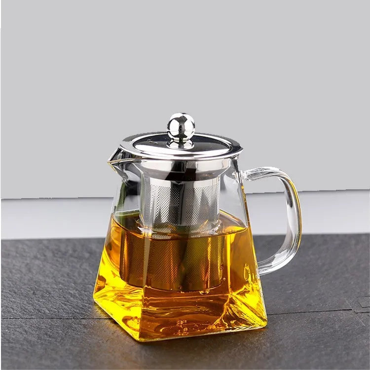Tetera de vidrio con infusor en cuatro capacidades