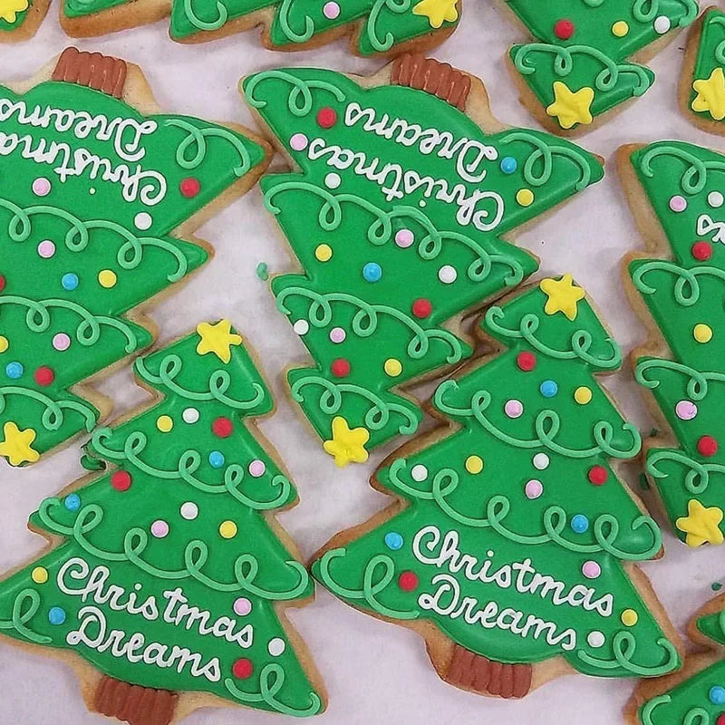 Set de 20 mini cortantes navideños de acero inoxidable para galletitas