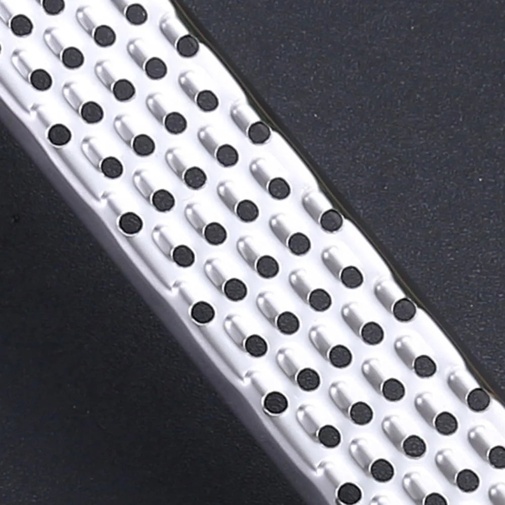 Rallador plano largo de acero inoxidable para cítricos y queso