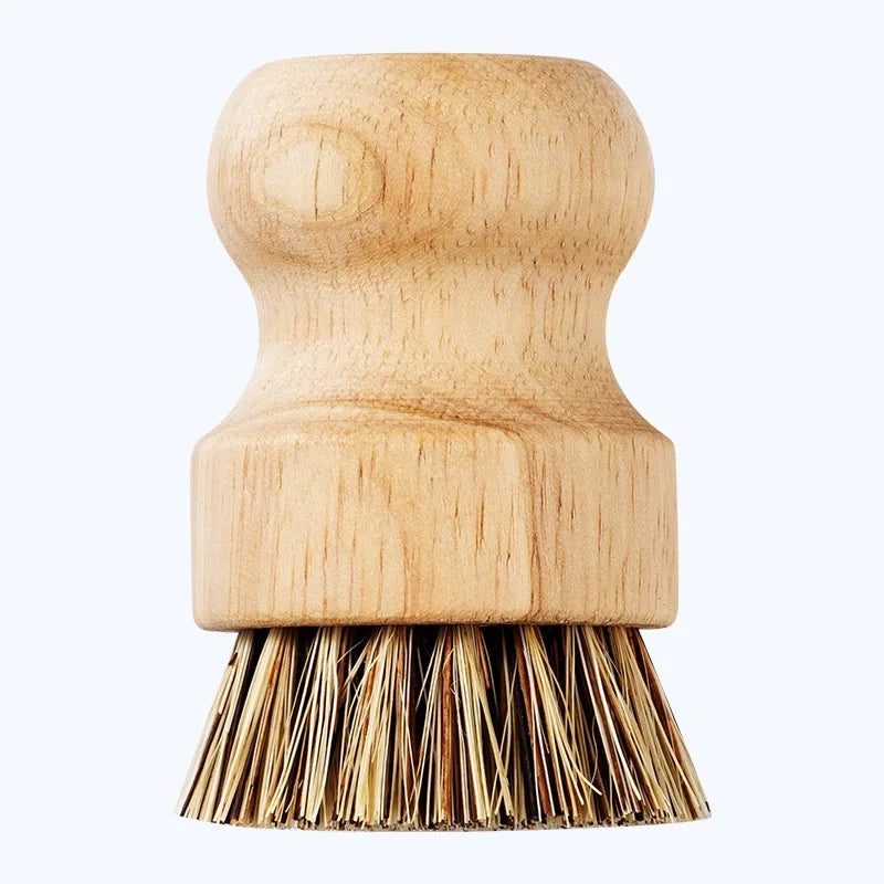 Cepillos para vajilla de bambú con fibras de sisal o coco