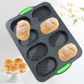 Molde de silicona para pan casero, baguettes y panes de hamburguesa