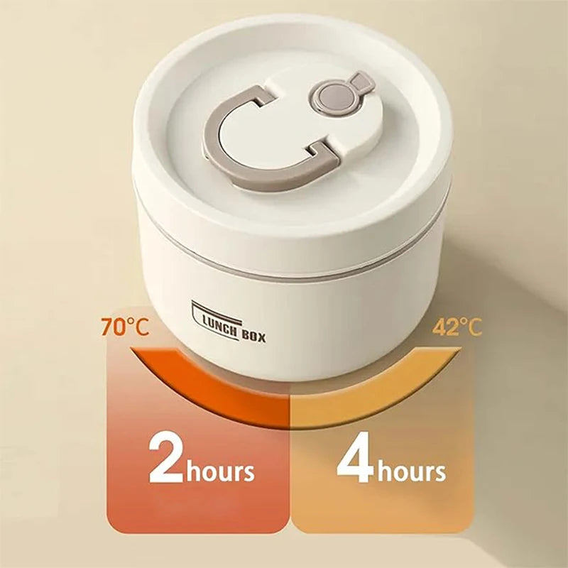 Set de vianda térmica con 3 recipientes apilables y bolso