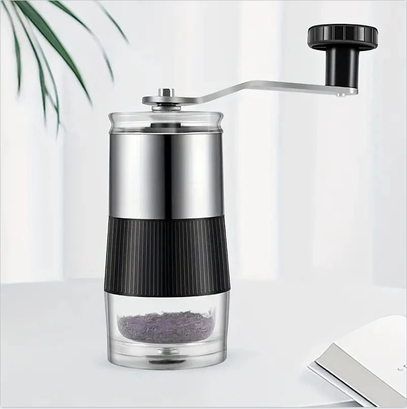 Molinillo de café manual compacto con ajuste de molienda