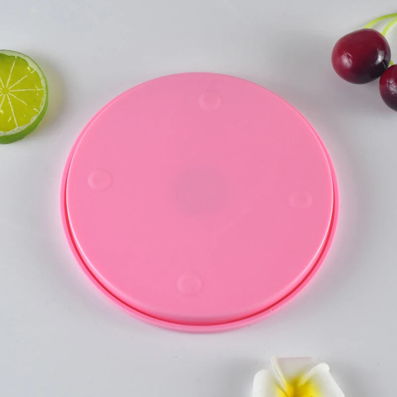 Base giratoria mini de plástico para repostería de 14 cm