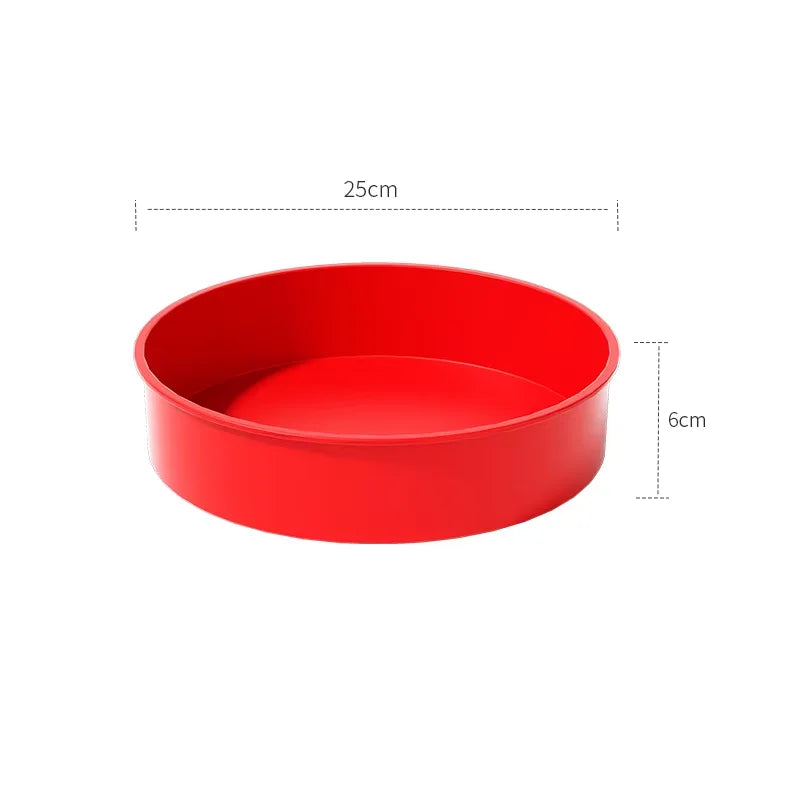 Molde redondo de silicona para tortas y cheesecake