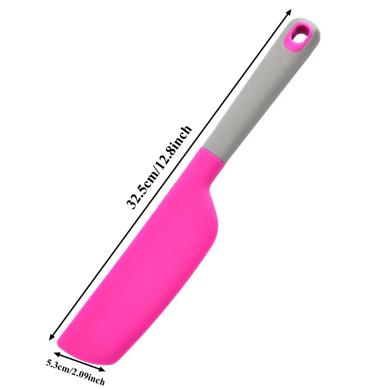 Espátula ranurada de silicona para pescado y omelettes