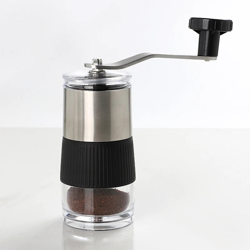 Molinillo de café manual compacto con ajuste de molienda