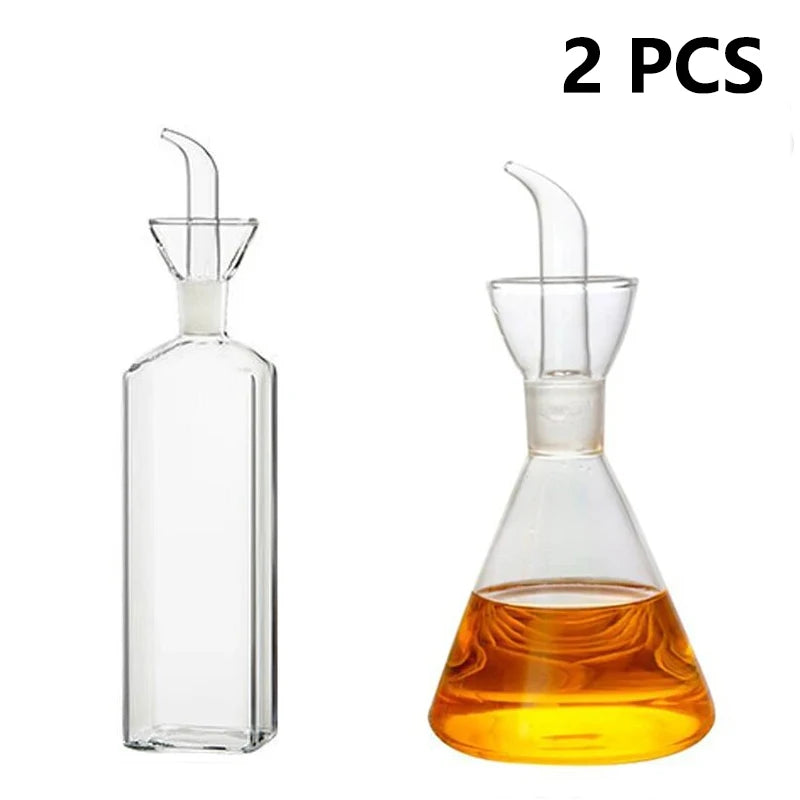 Aceitera de vidrio borosilicato con pico de vertido controlado
