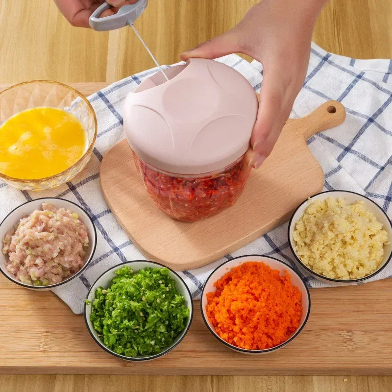 Picador manual a cuerda para verduras de 500 y 900 ml