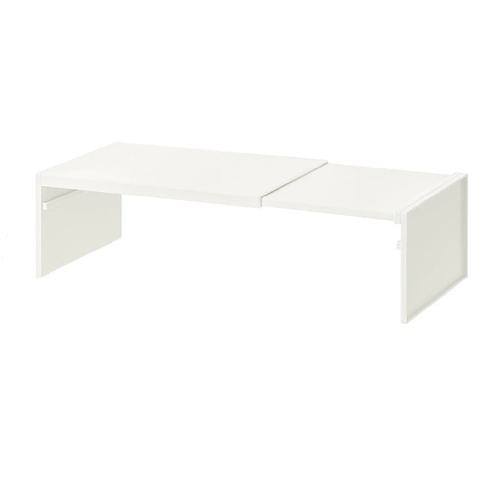 Estante divisor extensible blanco para alacena