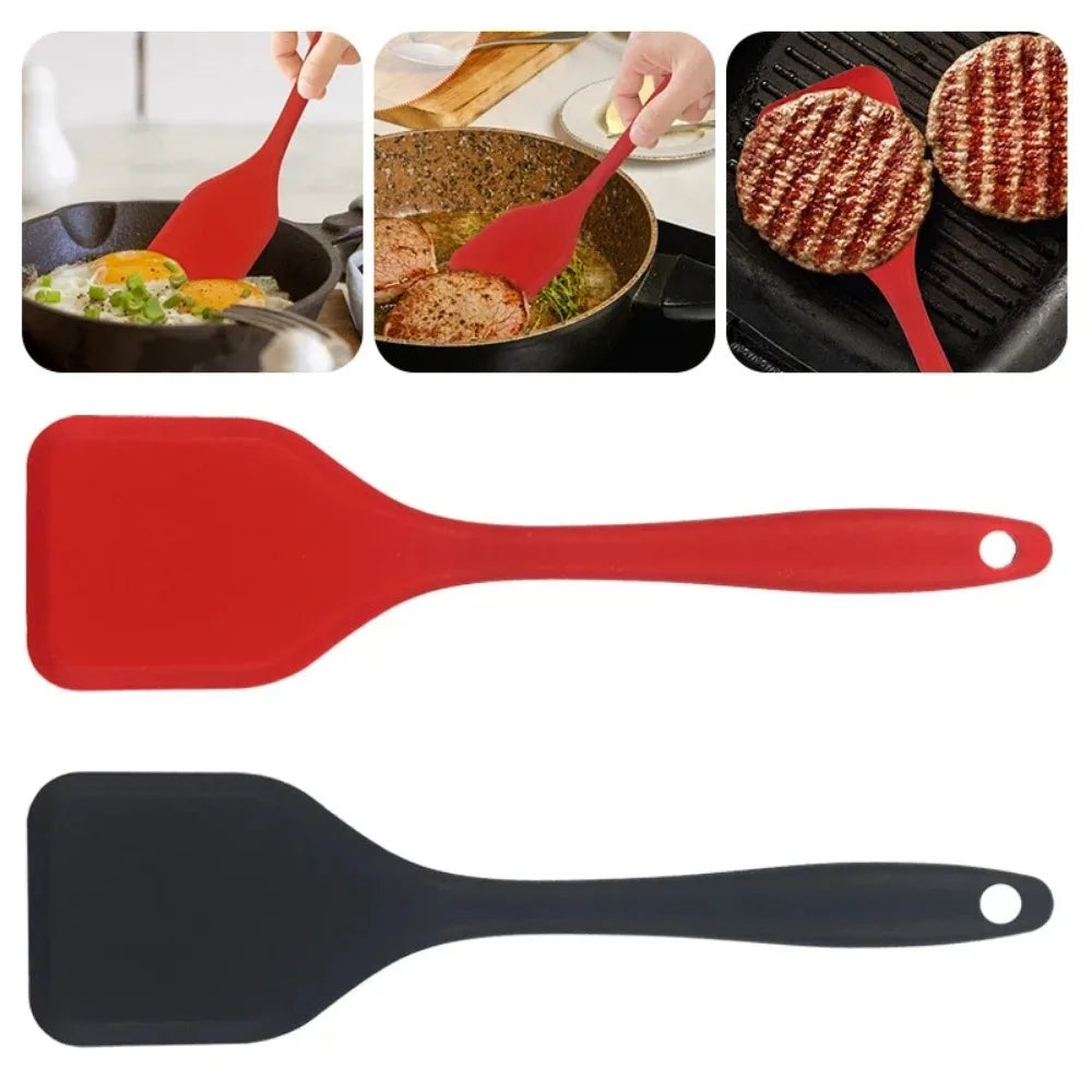 Espátula ranurada de silicona para pescado y omelettes