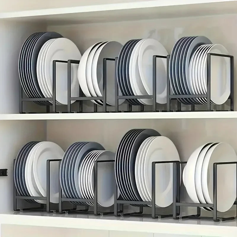 Organizador para platos de hierro pintado en dos tamaños