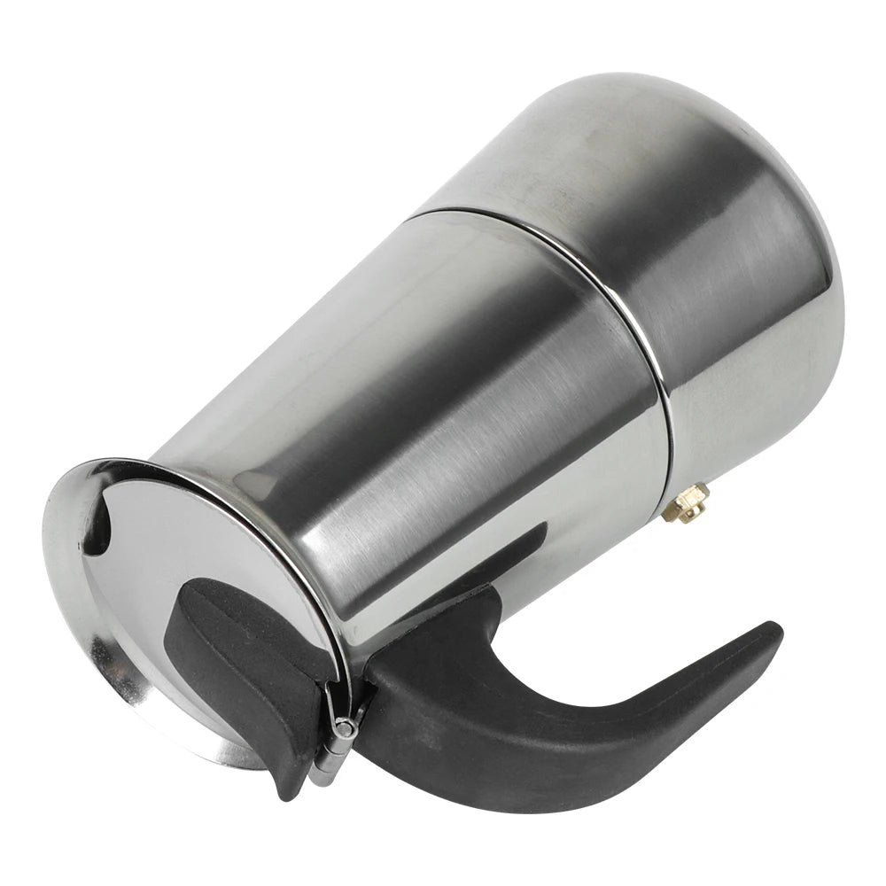 Cafetera italiana de acero inoxidable de 100 a 450 ml