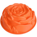 Molde de silicona para tortas con forma de rosa de 24 cm